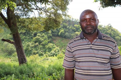 Reuben Manyange, who supported the community